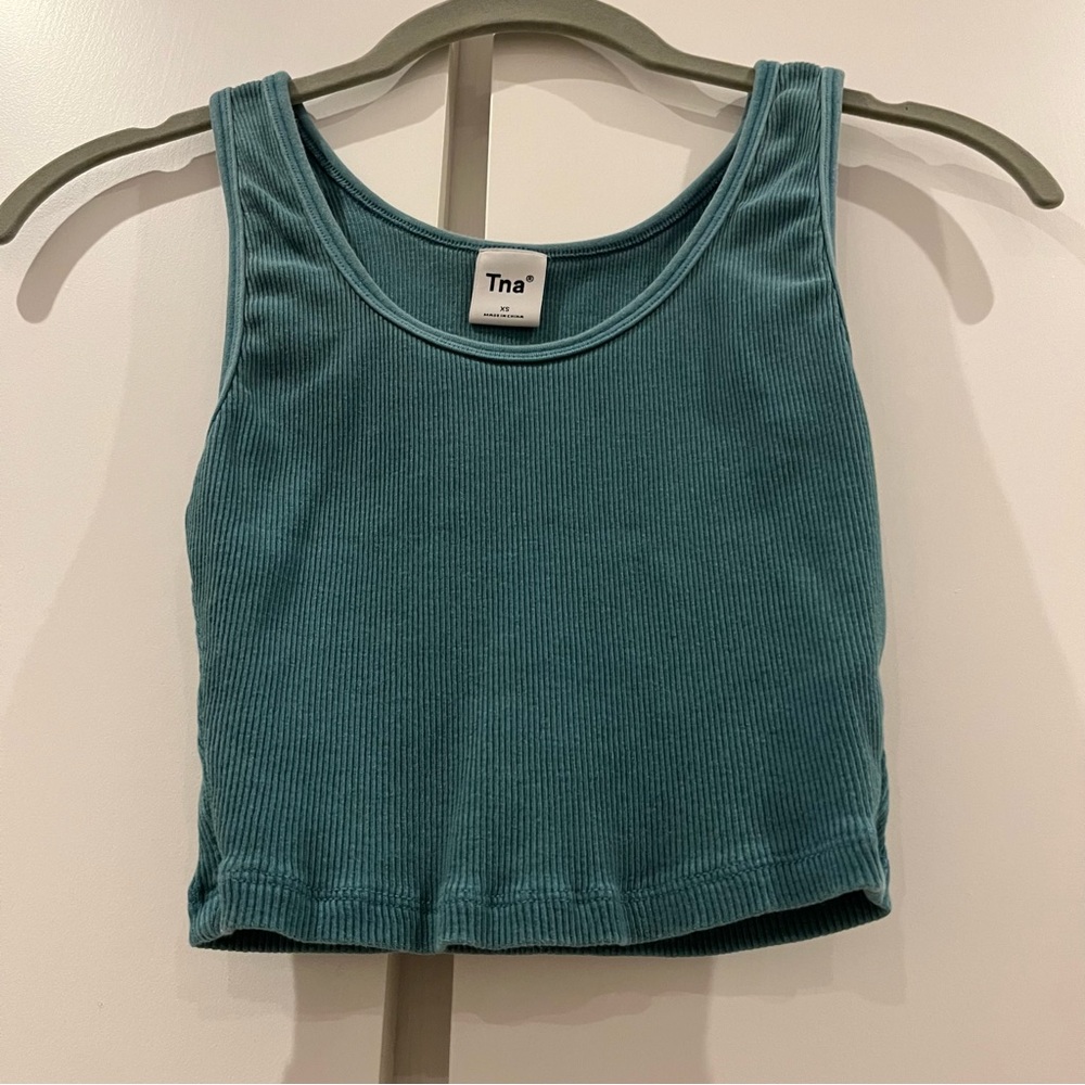 Tna Teal Crop Top